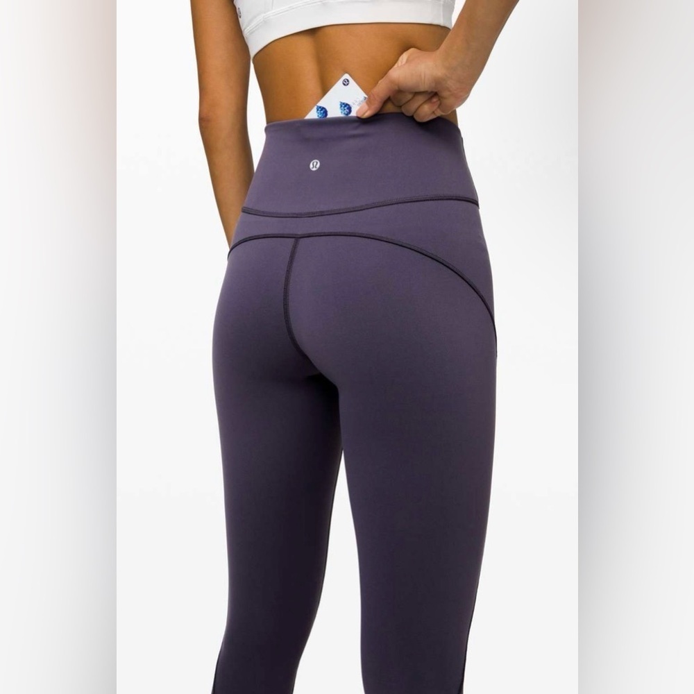 Lululemon In Movement Crop *Everlux - Black Currant